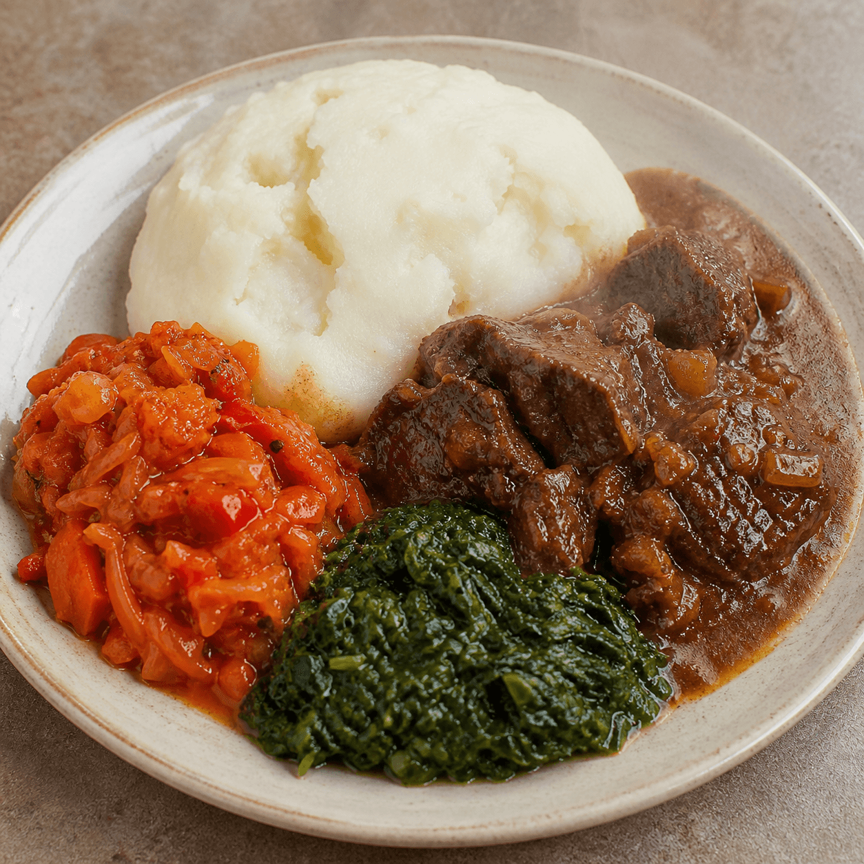 Local food from Mama Joy's Kitchen